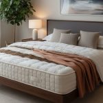 Matelas Treca de la gamme Prestige dans une chambre moderne et élégante.